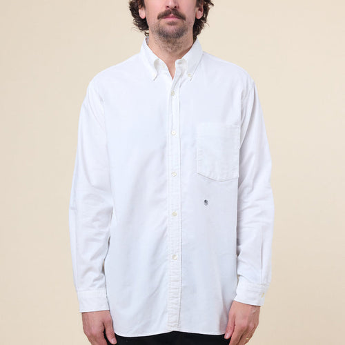 Nanamica - Button Down Wind Shirt - White