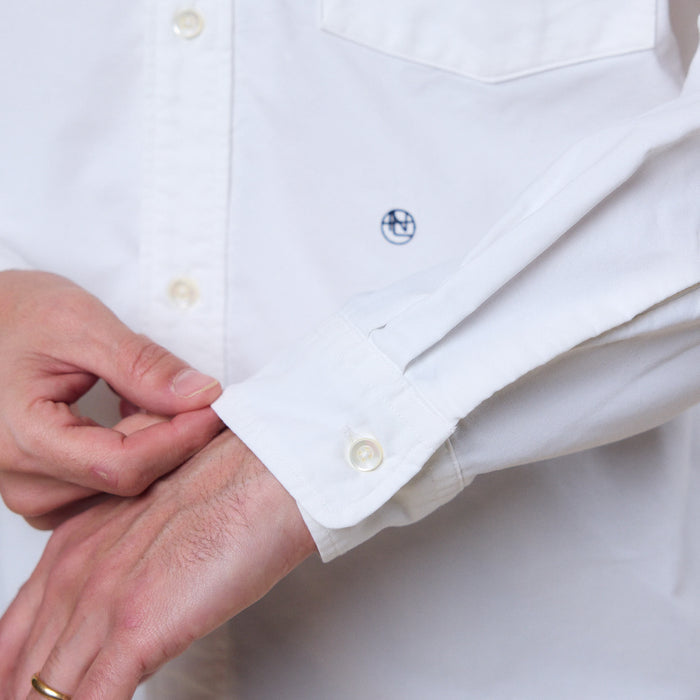 Nanamica - Button Down Wind Shirt - White
