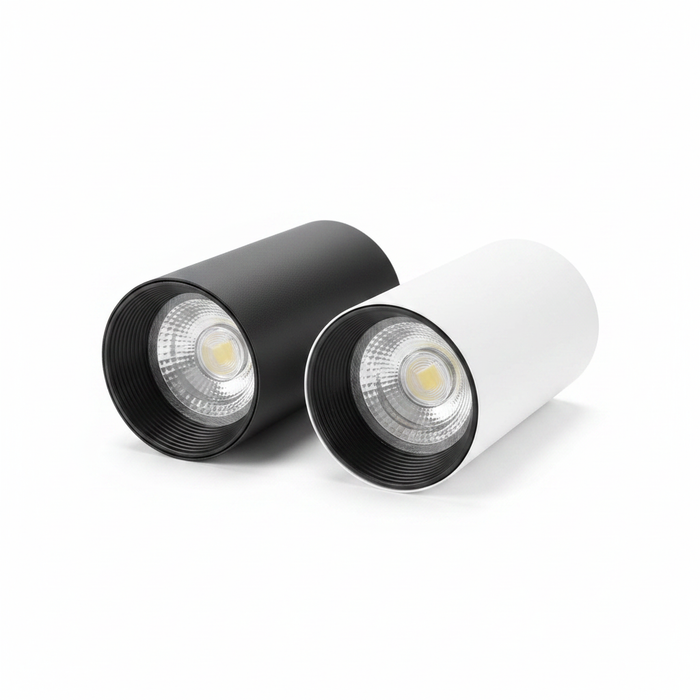Neelux LED track light 45W black and white - clean white background render