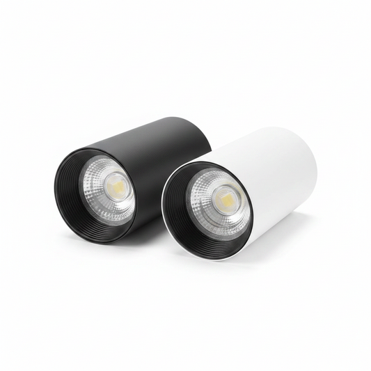 Neelux LED track light 45W black and white - clean white background render