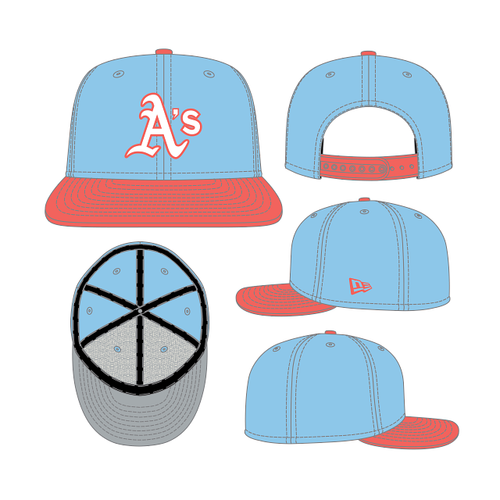 NEW ERA SNAPBACK 9FIFTY - ATHLETICS - 60323243