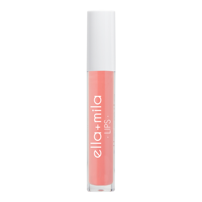 No More Games peach coral lip gloss tube – ella+mila Lips