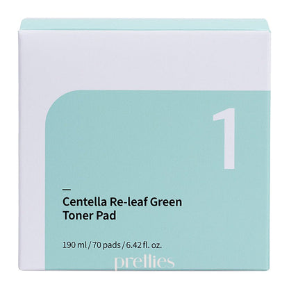 Numbuzin No.1 Centella Re-Leaf Green Toner Pad (70pcs/box)