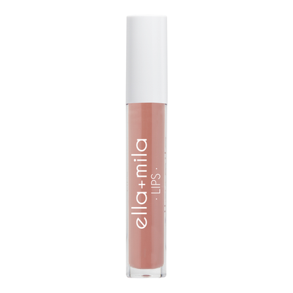 Overqualified peachy nude lip gloss tube – ella+mila Lips