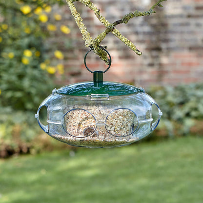 Peckish Small Bird Feeder hanging in tree