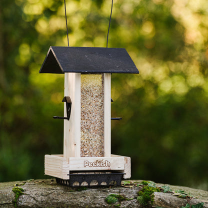Peckish Woodland Feast Seed & Suet Cake Tower Feeder