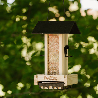 Peckish Woodland Feast Seed & Suet Cake Tower Feeder
