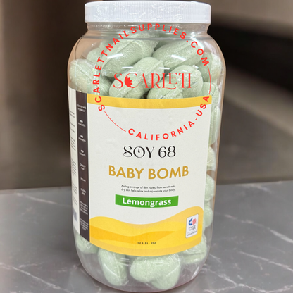Lemongrass Bath Bomb for Pedicure