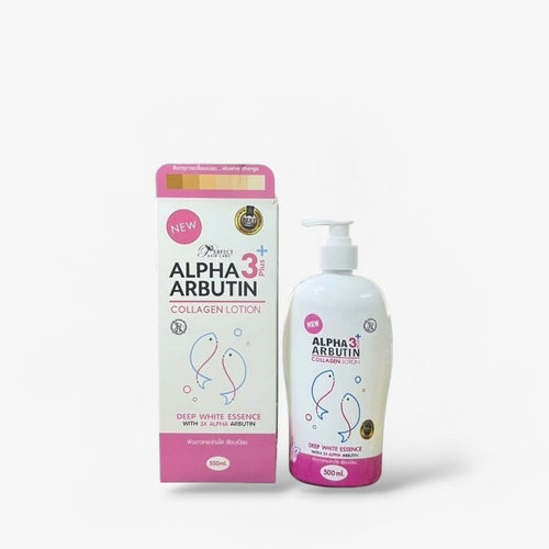Perfect Skin Lady Alpha Arbutin 3+ Collagen Lotion 500ml لوشن بيرفكت سكين ليدي ألفا أربوتين 3+ كولاجين - Princess Cosmetics Qatar