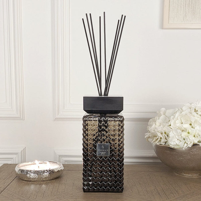 Persian Spice Large Black & Silver Luxury Reed Diffuser - 1000ml Fragrance