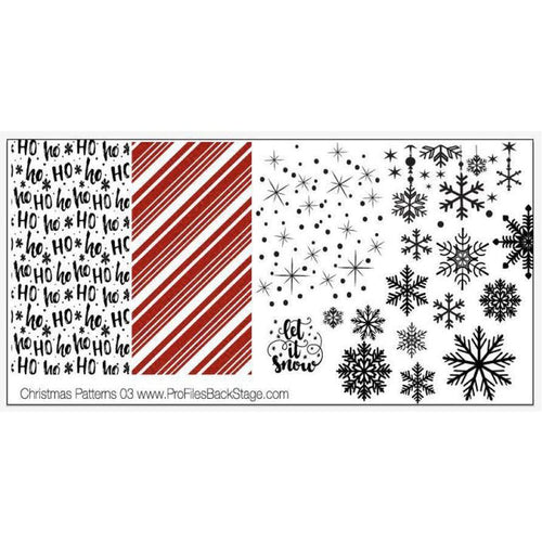 PF Stamping Plate Christmas Patterns 3