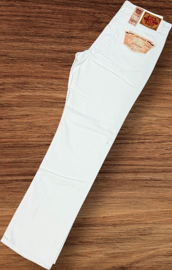 PJ MARK STRAIGHT FIT JEANS - 418501 - WHITE