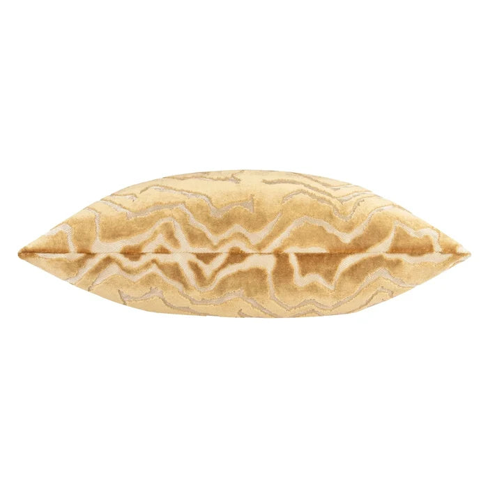 Polter Amber Velvet Pattern Feather Filled Cushion - 50x50cm Textiles