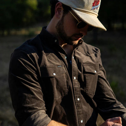 Poncho Men's Corduroy Long Sleeve - The Dusty Burrow