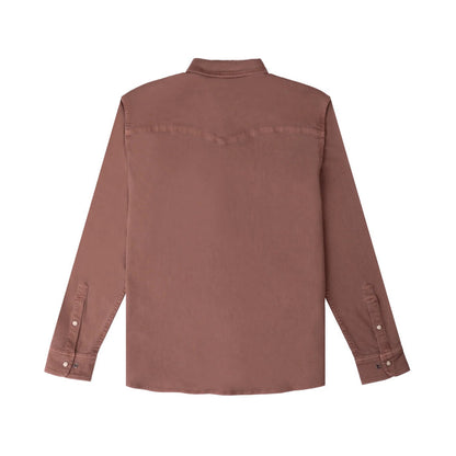Poncho Men's Denim Western Performance Long Sleeve - The Marathon