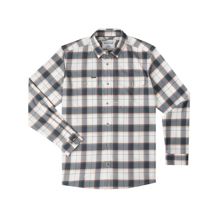 Poncho Men's Performance Flannel - The Half Moon