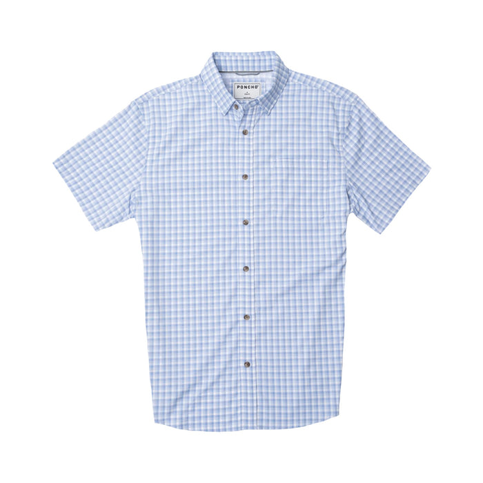 Poncho Men's Ultra-Lite Short Sleeve Performance - The Blue Runner