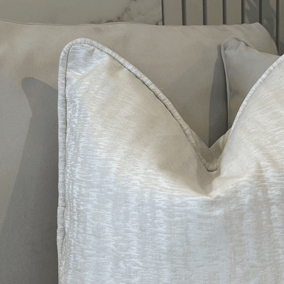Ponti Oyster Abstract Patterned Feather Filled Cushion - 50x50cm
