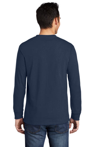 Port & Company® Long Sleeve Essential Pocket Tee