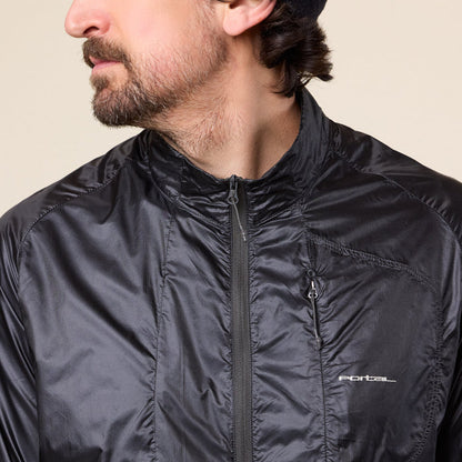 Portal - Code Wind Jacket - Beluga (Black)