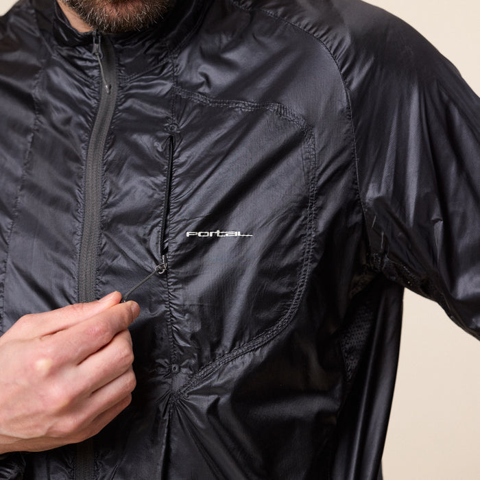 Portal - Code Wind Jacket - Beluga (Black)