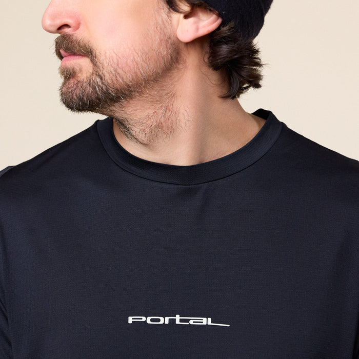 Portal - Lateral Peak L/S T-Shirt - Black Beauty