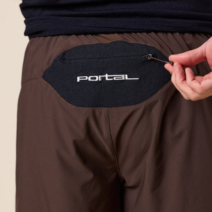 Portal - Marka Liner Shorts - Slate Black (Brown)