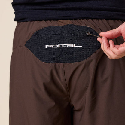 Portal - Marka Liner Shorts - Slate Black (Brown)