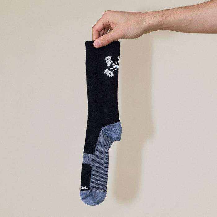 Portal - Pattern Active Sock - Black Beauty / Reflective