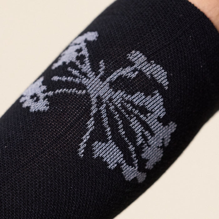 Portal - Pattern Active Sock - Black Beauty / Reflective
