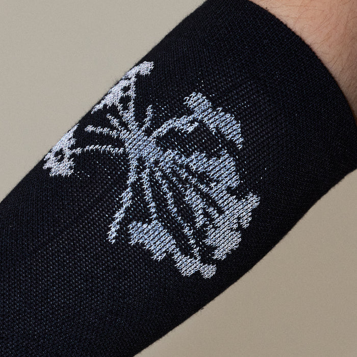 Portal - Pattern Active Sock - Black Beauty / Reflective
