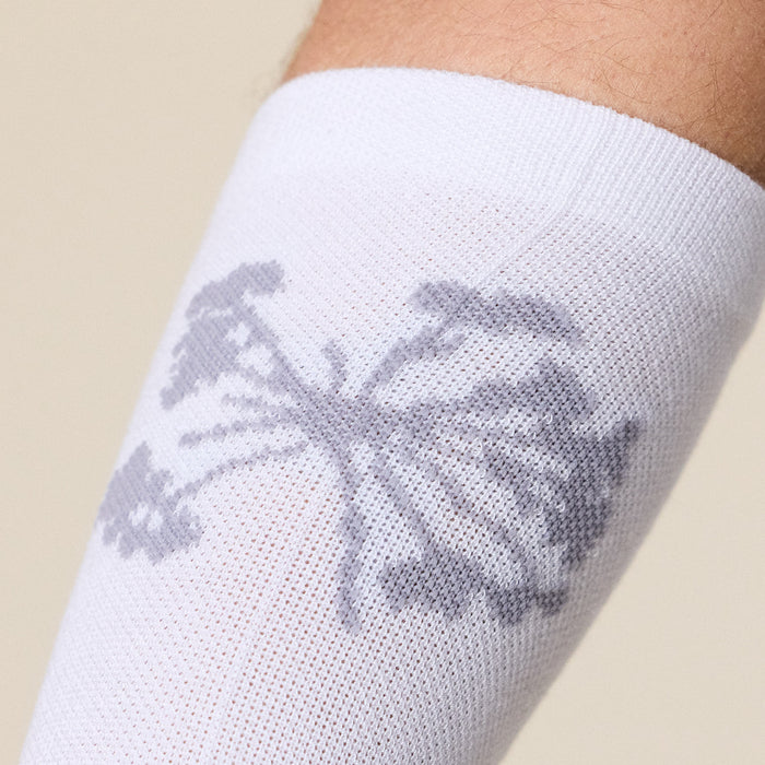 Portal - Pattern Active Sock - Bone White