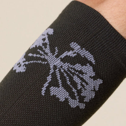 Portal - Pattern Active Sock - Dusky Green