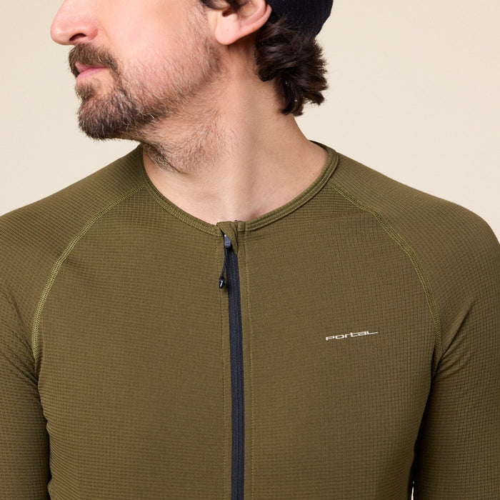Portal - Range Light Cycling Jersey - Dark Olive