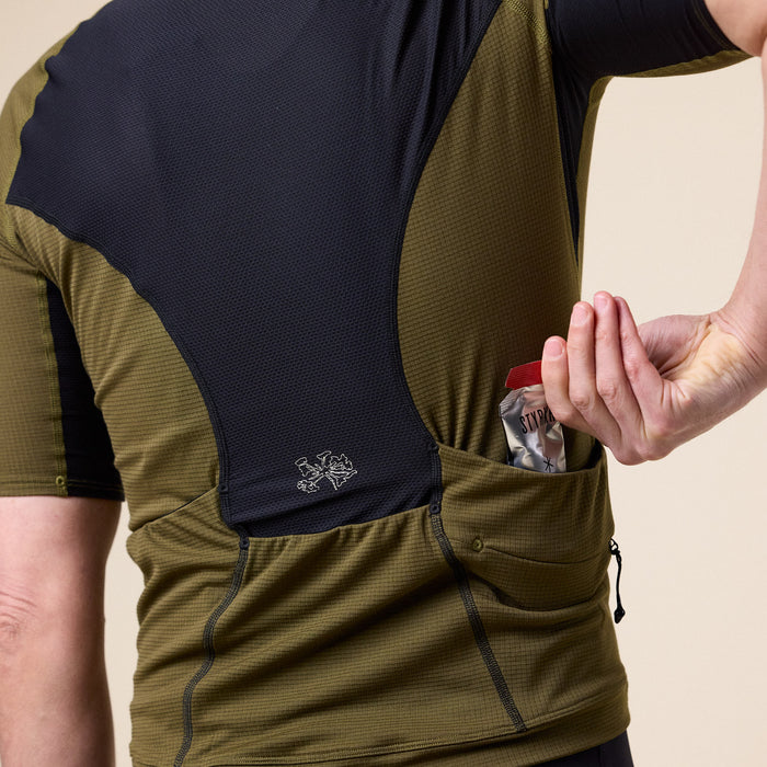 Portal - Range Light Cycling Jersey - Dark Olive