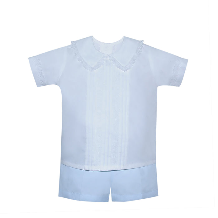 P&R Jack Lace Short Set-Blue