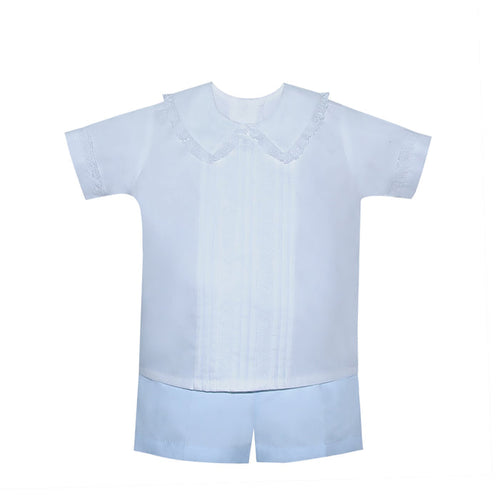 P&R Jack Lace Short Set-Blue