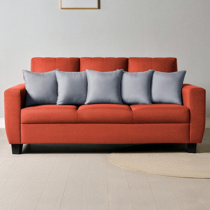 Premium|Fiber|Cushion|Fillers|Grey|Set|of|5