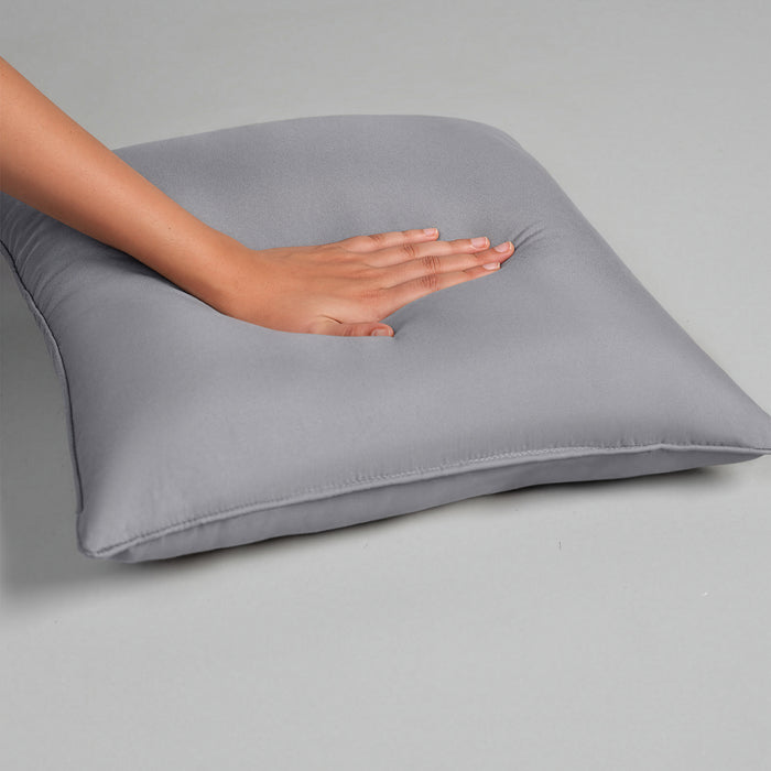 Premium|Fiber|Cushion|Fillers|Grey|Set|of|5