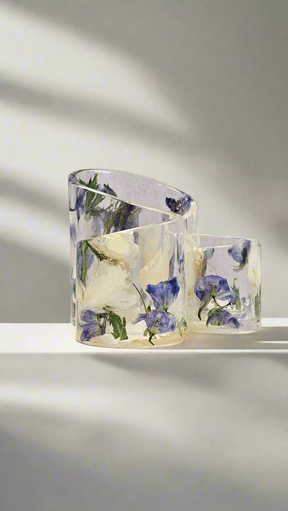 Wedding Bouquet Preservation Makeup Brush Holder Flower Preservation Resin Makeupbrush Holder Preserved Wedding Flower Resin Pencil Holder