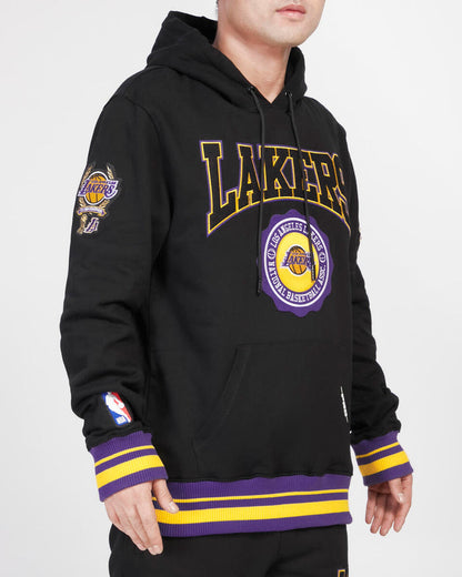 PRO STANDARD LOS ANGELES LAKERS CREST EMBLEM HOODIE - BLL559973- BLK