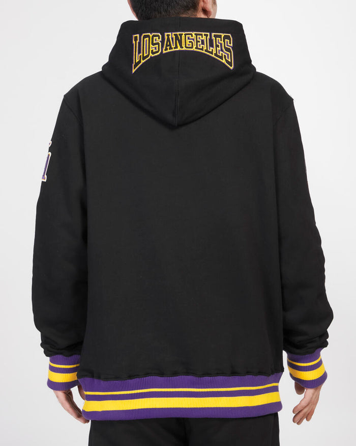 PRO STANDARD LOS ANGELES LAKERS CREST EMBLEM HOODIE - BLL559973- BLK