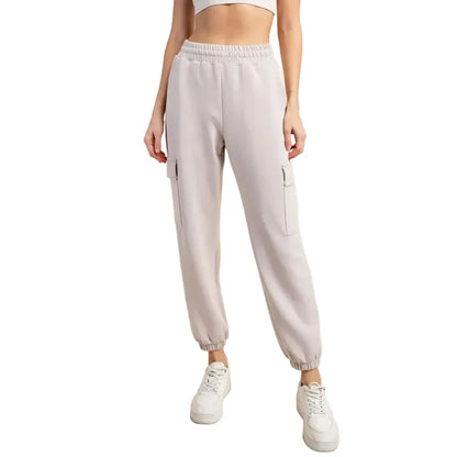 Rae Mode Women's Modal Scuba Cargo Joggers