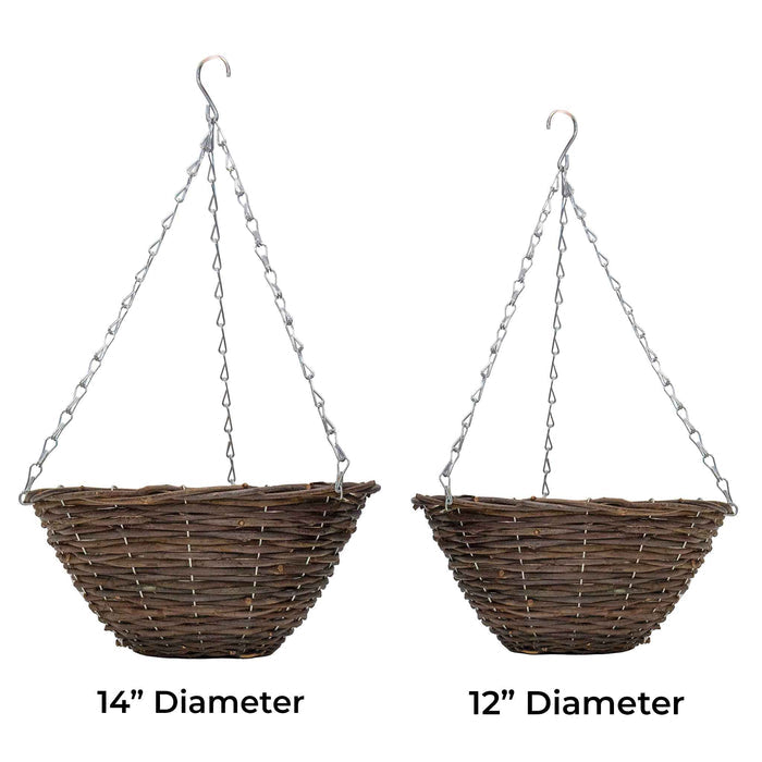 Rattan Round Hanging Basket