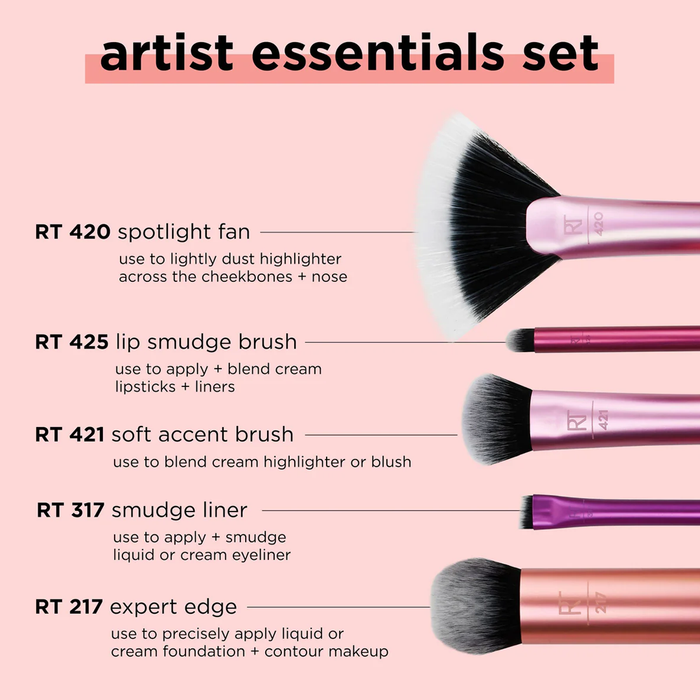 Real Techniques Artist Essentials Makeup Brush Set