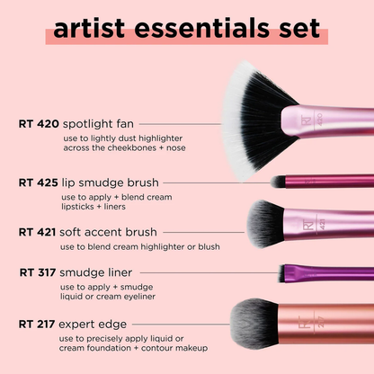Real Techniques Artist Essentials Makeup Brush Set