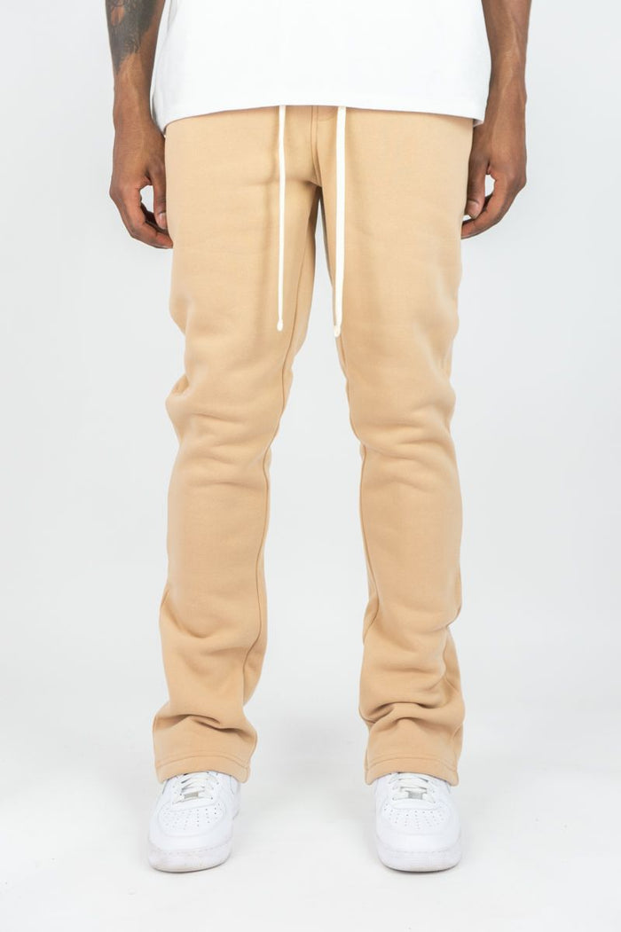 REBEL MIND STACKED FLEECE PANTS - 100-475 - BEIGE