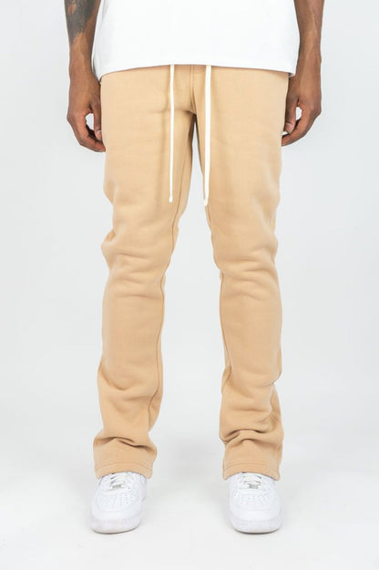 REBEL MIND STACKED FLEECE PANTS - 100-475 - BEIGE