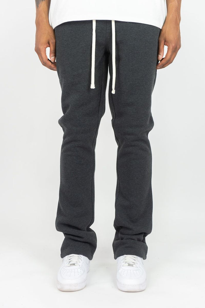 REBEL MIND STACKED PANTS - 100-475 - CHARCOAL