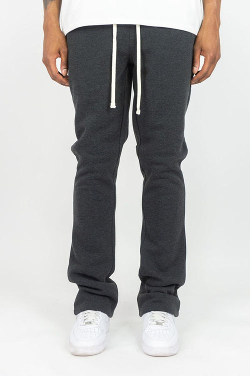 REBEL MIND STACKED PANTS - 100-475 - CHARCOAL